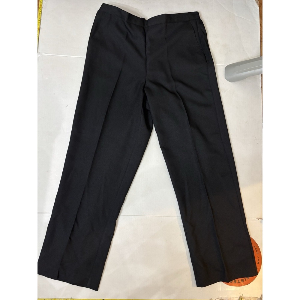 NWT Alfred Dunner Proportioned Medium Classic Pull On Pant Size 16 Black